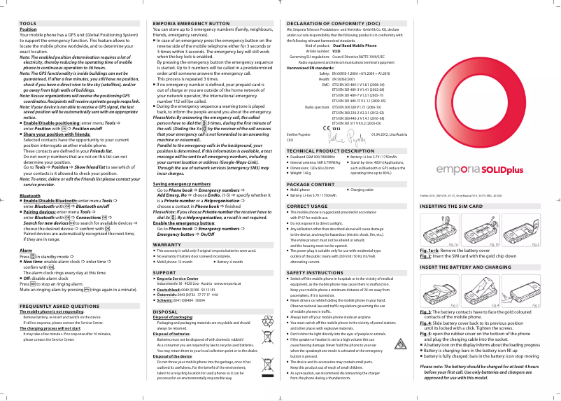 Página nº 1 - Manual de usuario Emporia Solid Plus