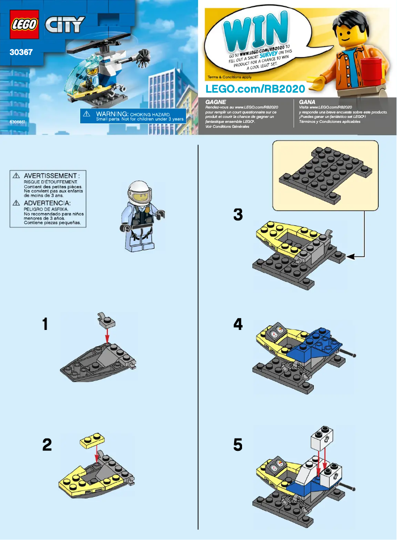 Página 1 del manual Manual de usuario Lego City 30367