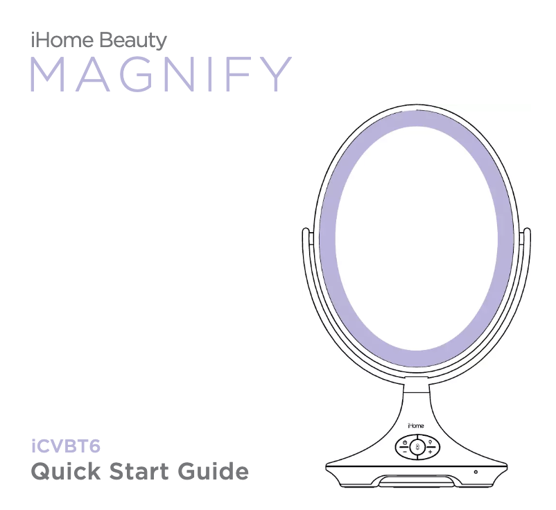 Página nº 1 - Manual de usuario iHome Magnify iCVBT6