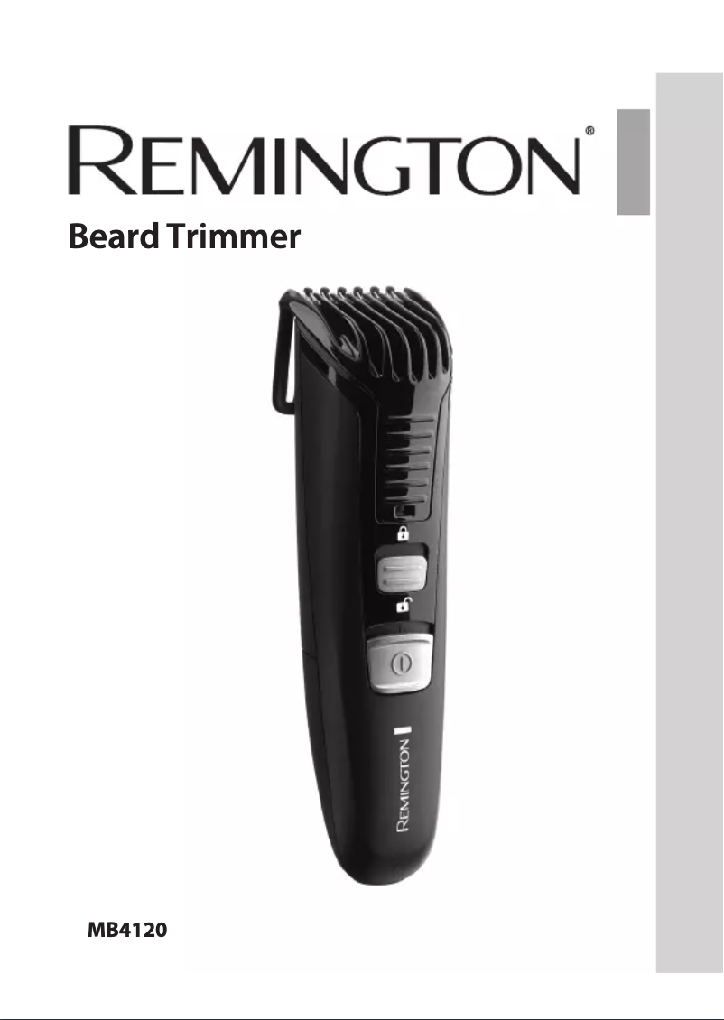 Página 1 del manual Manual de usuario Remington Beard Boss MB4120