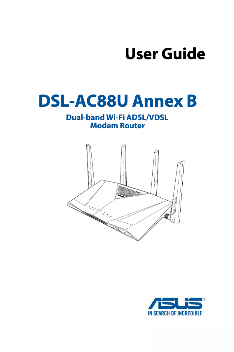 Página nº 1 - Manual de usuario Asus DSL-AC88U Annex B