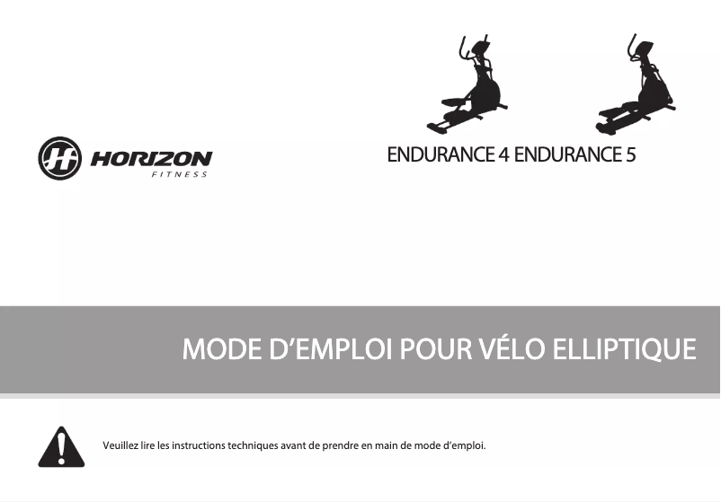 Imagen de la primera página del manual del dispositivo Endurance 4