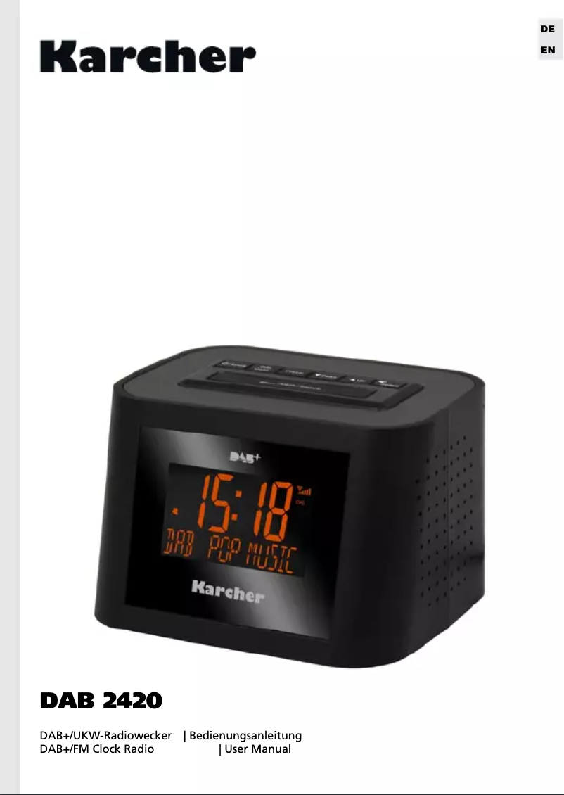 Imagen de la primera página del manual del dispositivo DAB 2420