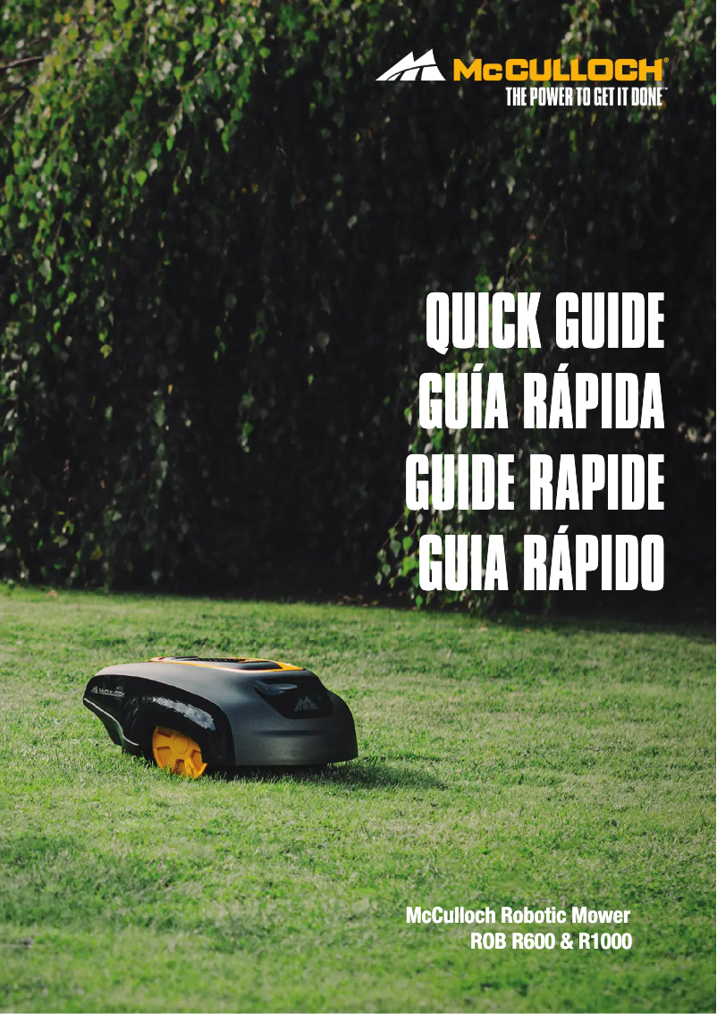 Página 1 del manual Manual de usuario McCulloch R600