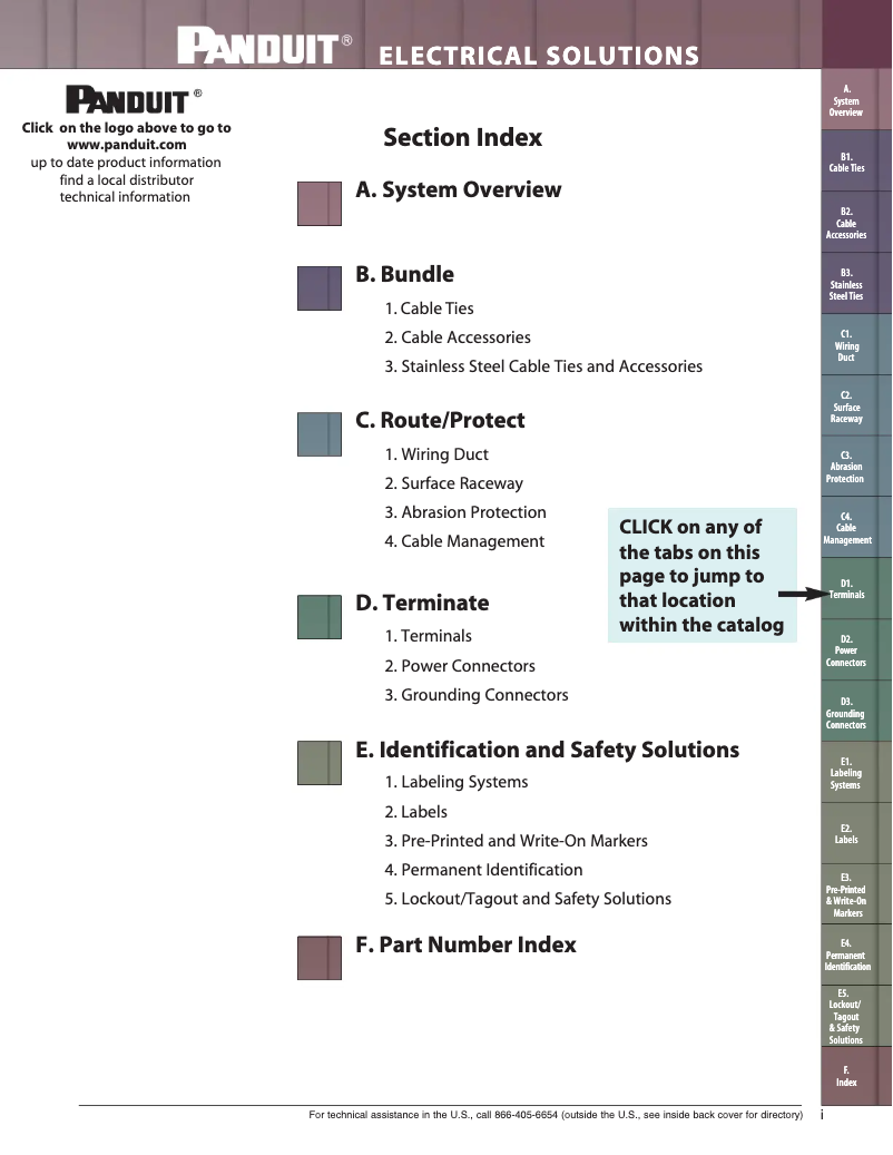 Página nº 1 - Manual de instrucciones Panduit STS2