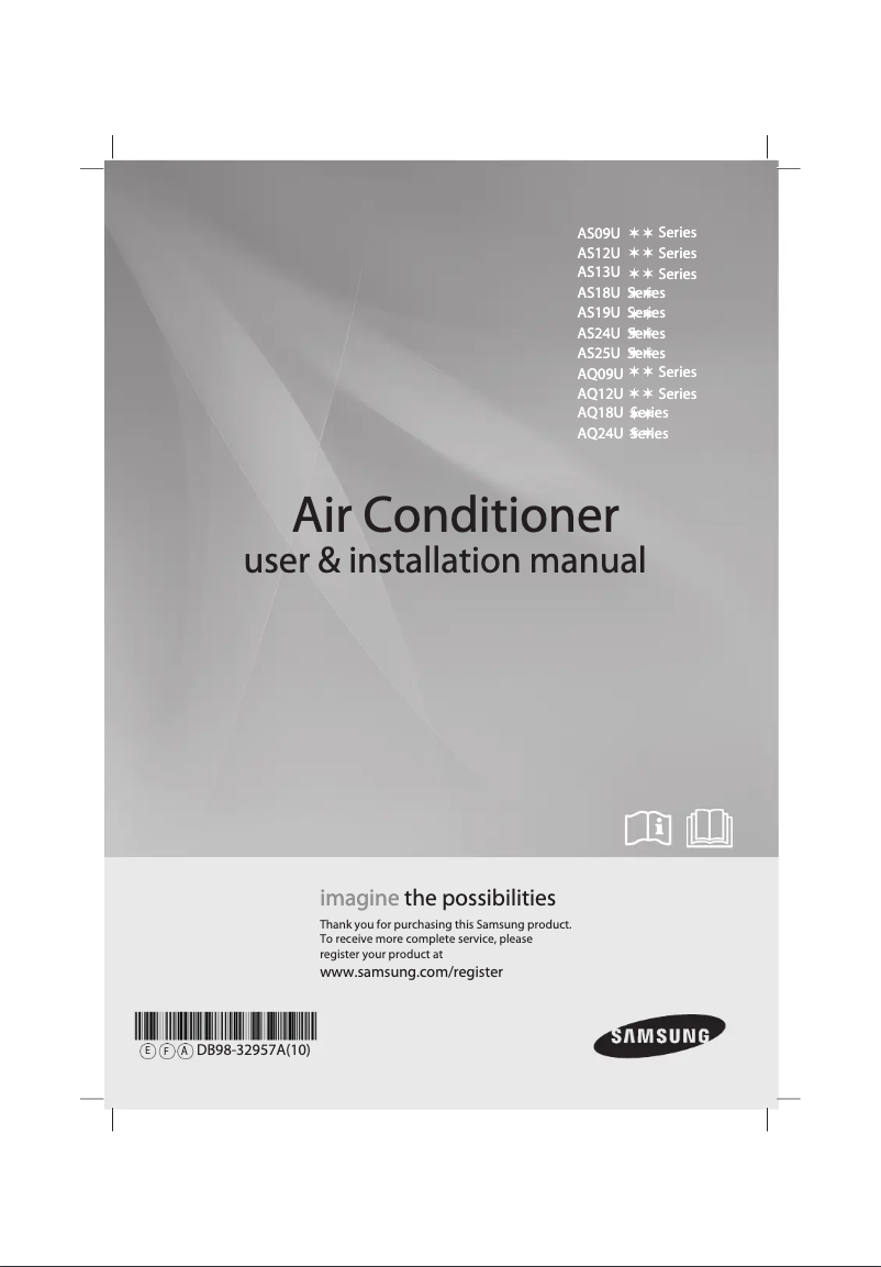 Página 1 del manual Manual de usuario Samsung AS09UUPN