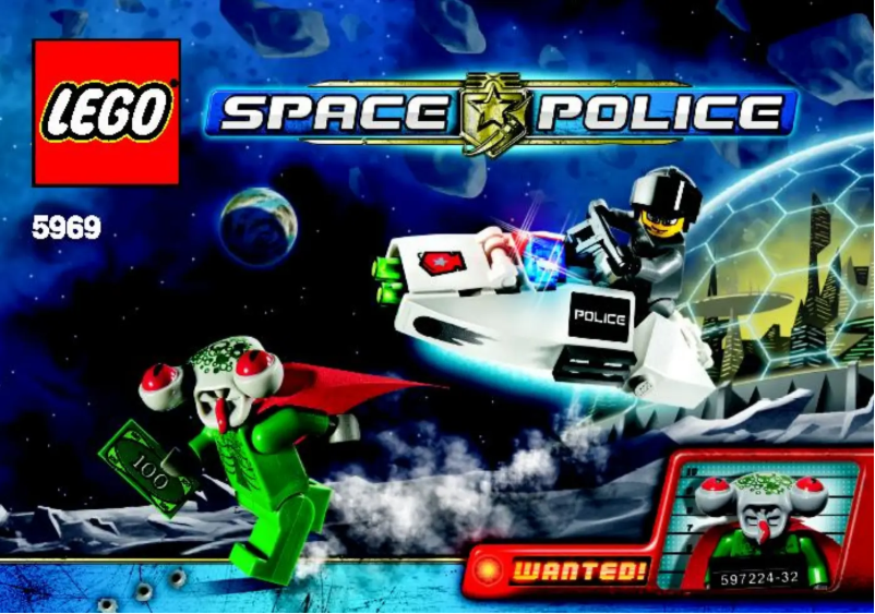 Página 1 del manual Manual de usuario Lego Space Police 5969