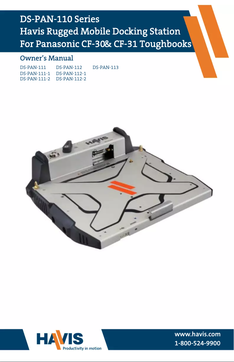 Imagen de la primera página del manual del dispositivo DS-PAN-112