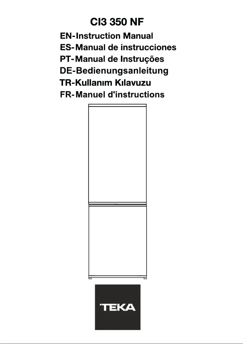 Página 1 del manual Manual de usuario Teka CI3 350 NF