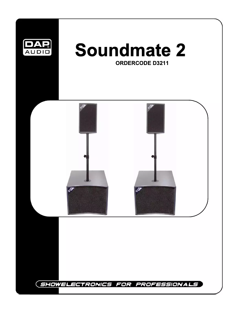 Imagen de la primera página del manual del dispositivo Soundmate 2