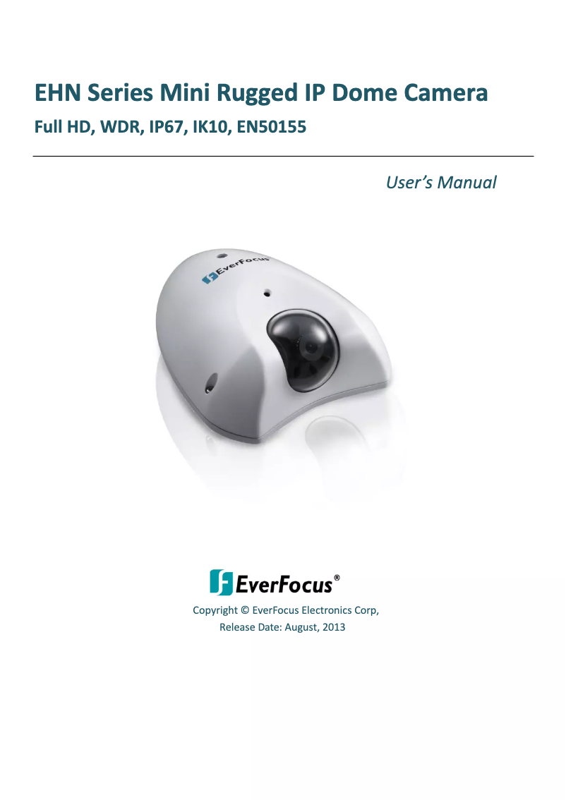 Página 1 del manual Manual de usuario EverFocus Mini EHN1220