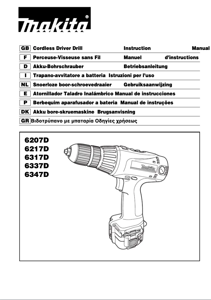 Página 1 del manual Manual de usuario Makita 6347D