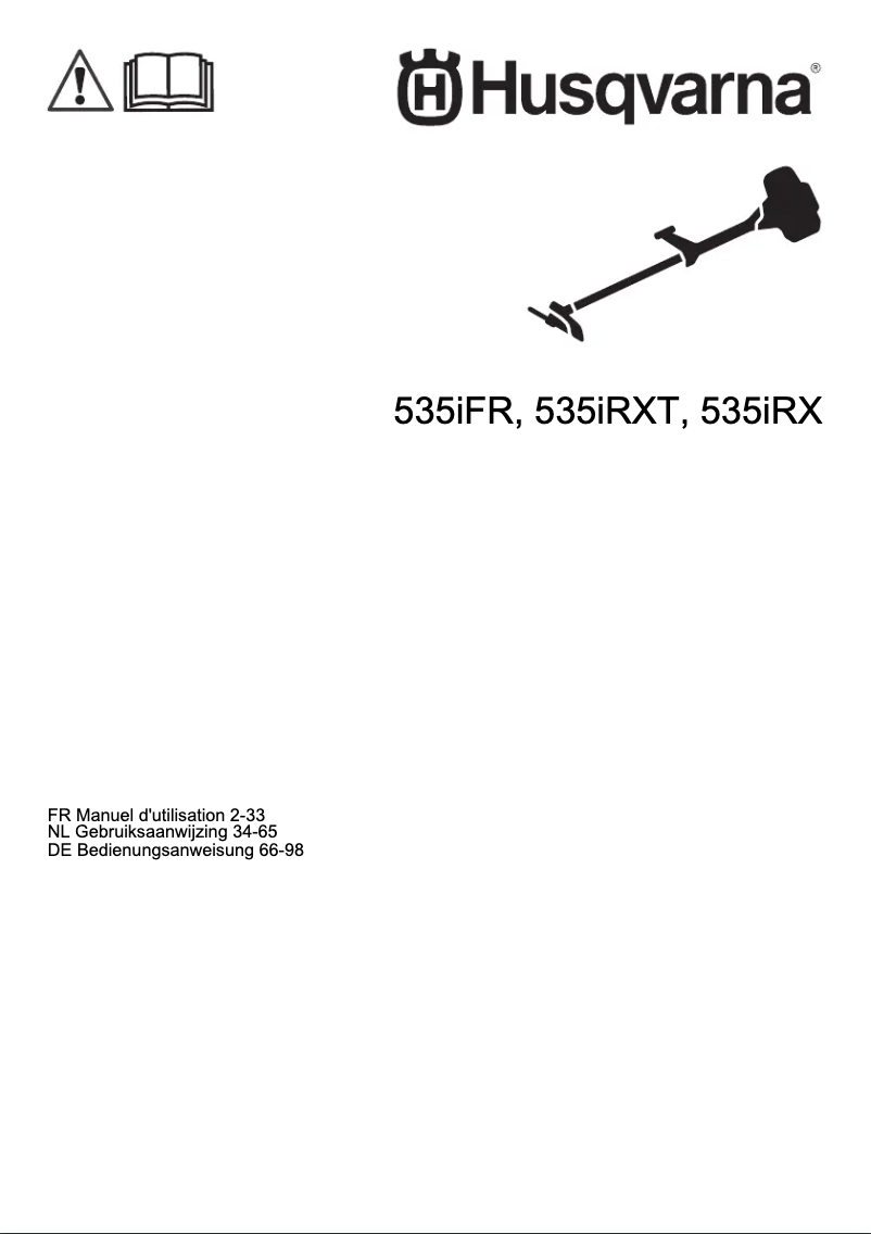 Página 1 del manual Manual de usuario Husqvarna 535iRXT