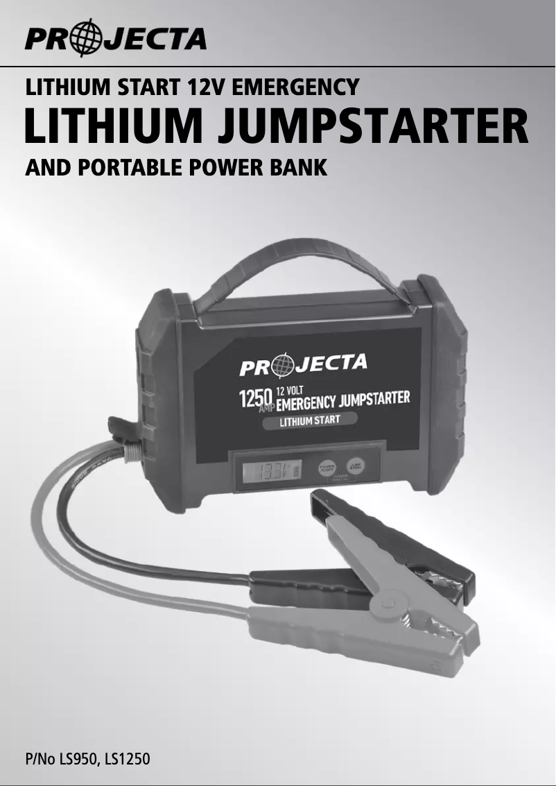 Página nº 1 - Manual de usuario Projecta LS1250