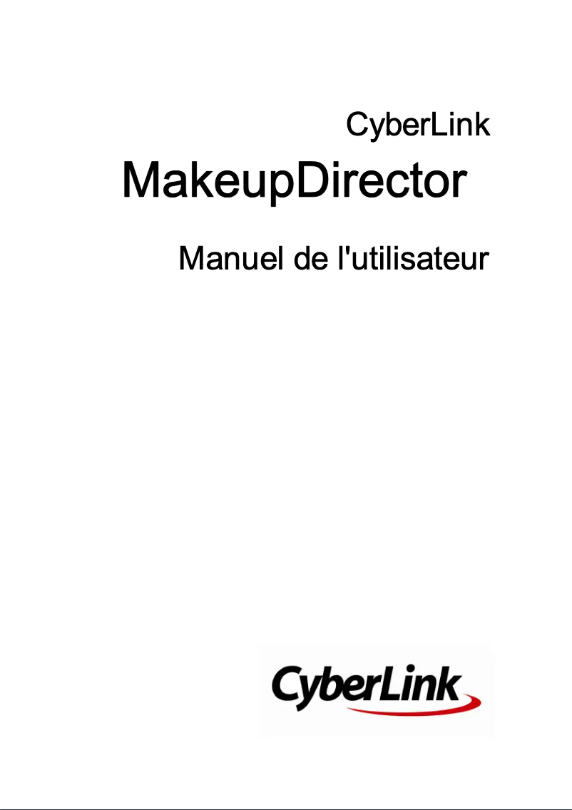 Página 1 del manual Manual de usuario Cyberlink MakeupDirector