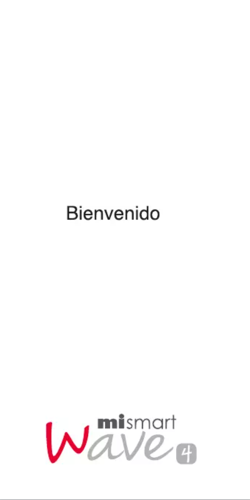 Página 1 del manual Manual de usuario Wolder Mismart Wave 4