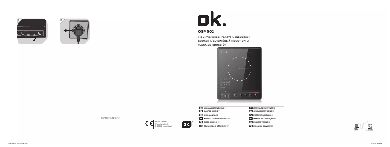 Imagen de la primera página del manual del dispositivo OSP 502