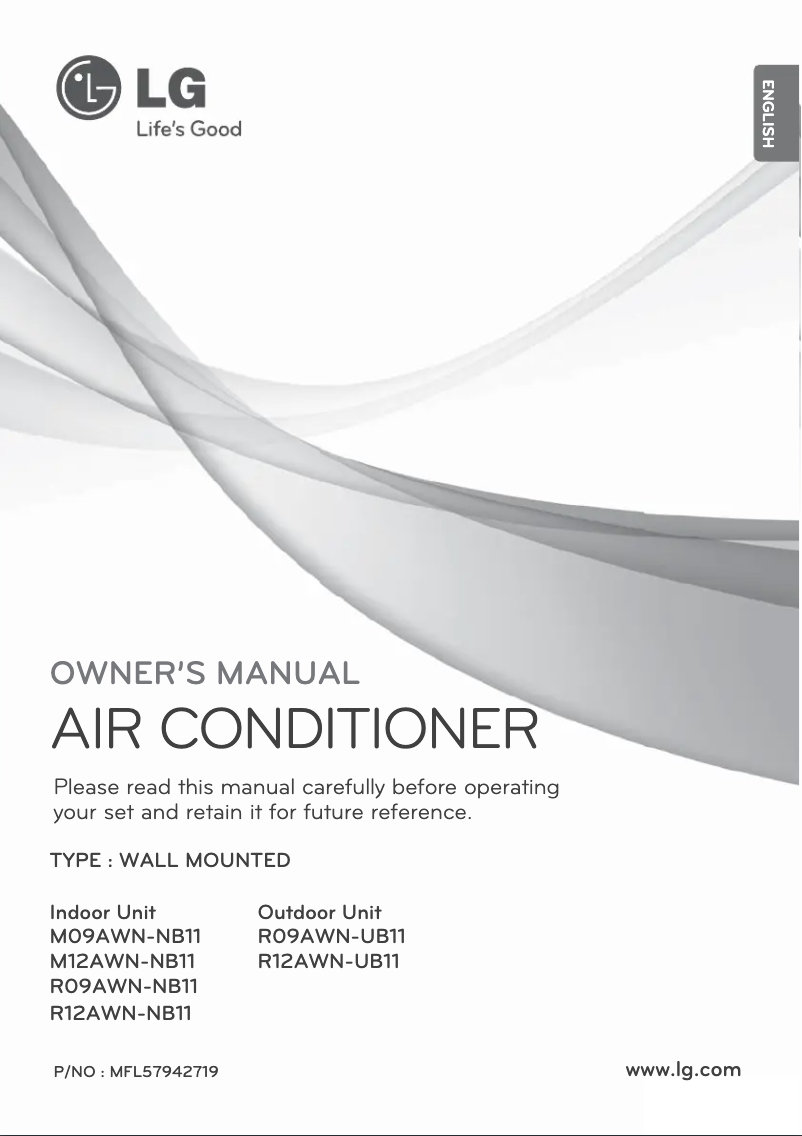 Imagen de la primera página del manual del dispositivo M09AWN-NB11