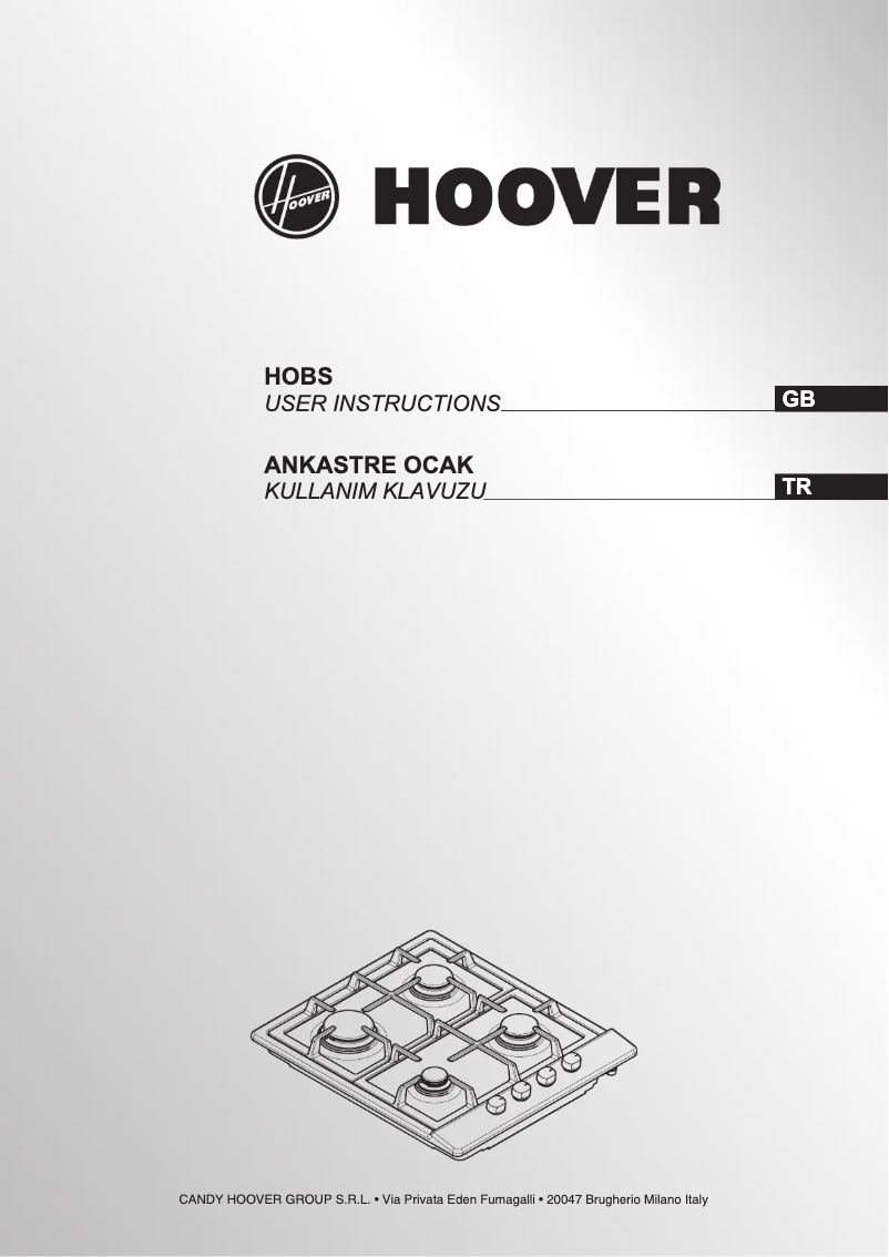 Página 1 del manual Manual de usuario Hoover HGL631SX