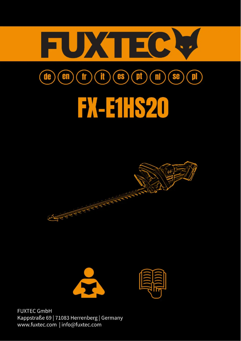 Página 1 del manual Manual de usuario Fuxtec FX-E1HS20