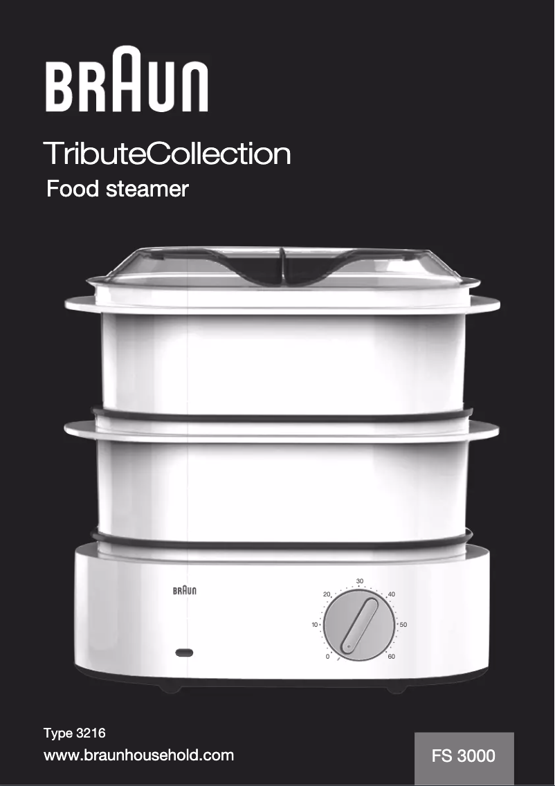 Página 1 del manual Manual de usuario Braun TributeCollection FS 3000