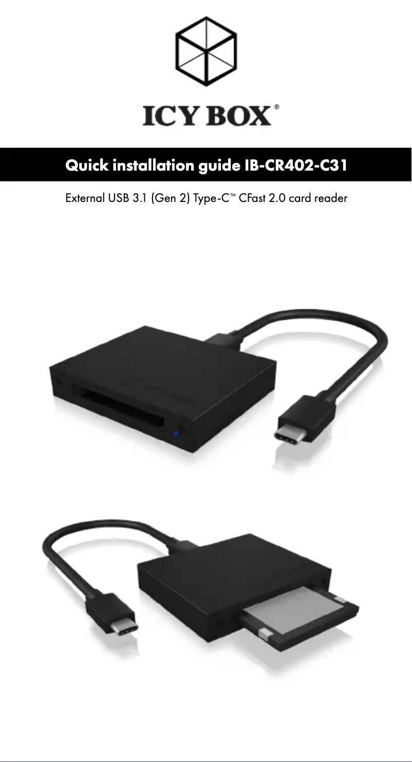 Página nº 1 - Manual de usuario Raidsonic IB-CR402-C31