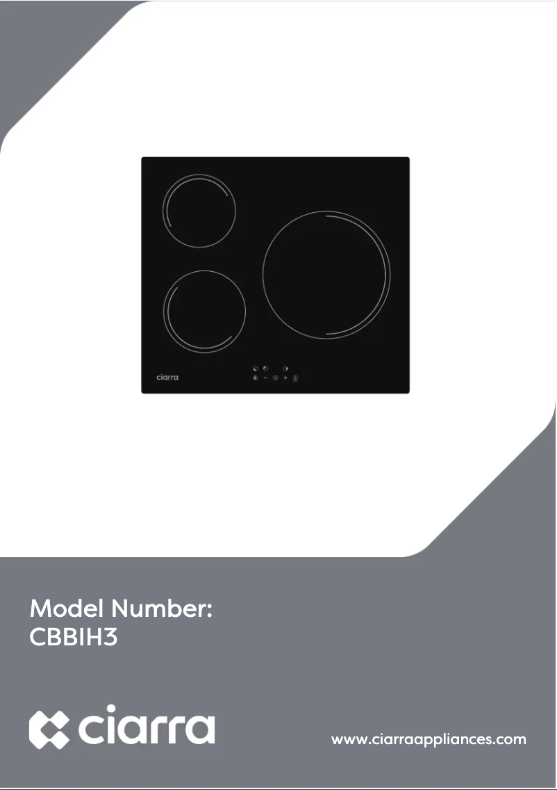 Imagen de la primera página del manual del dispositivo CBBIH3