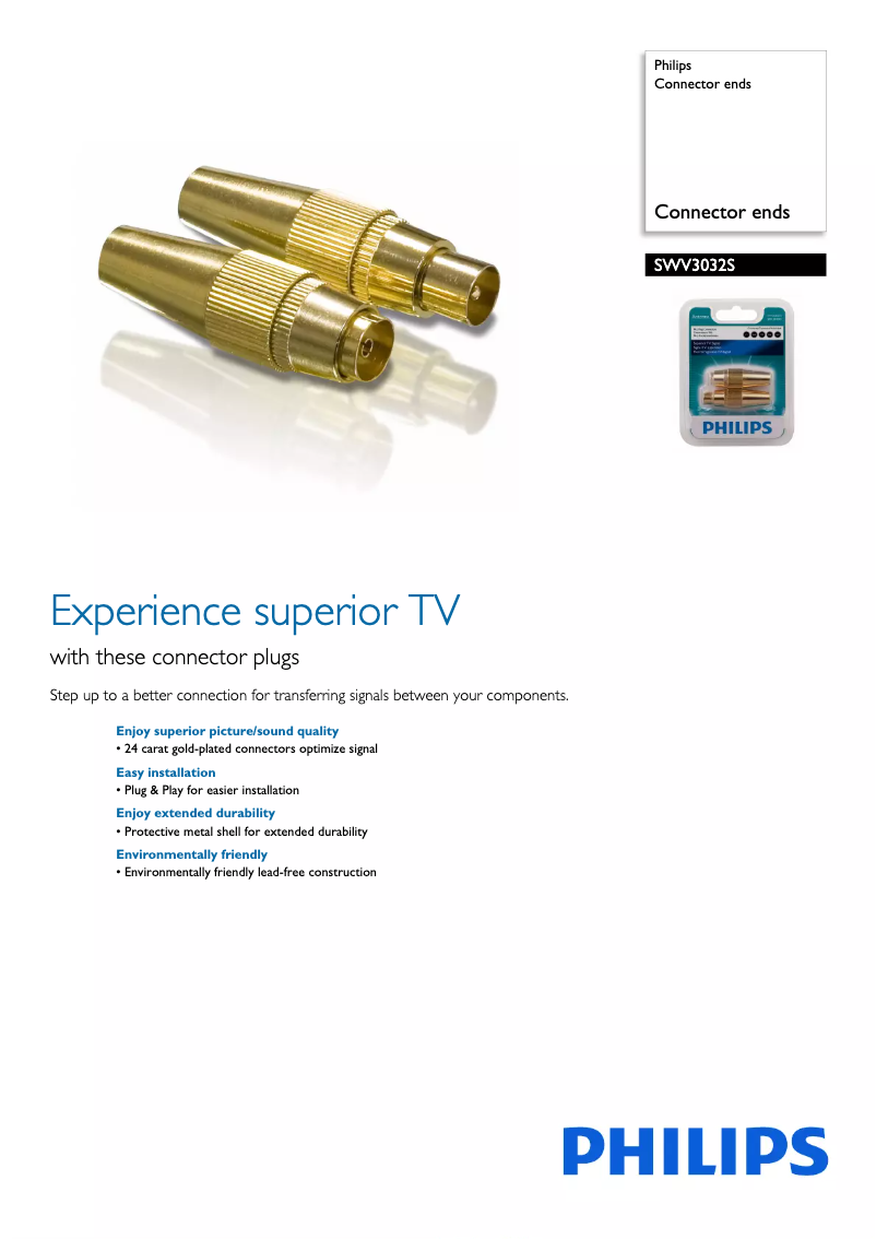 Imagen de la primera página del manual del dispositivo SWV3032S