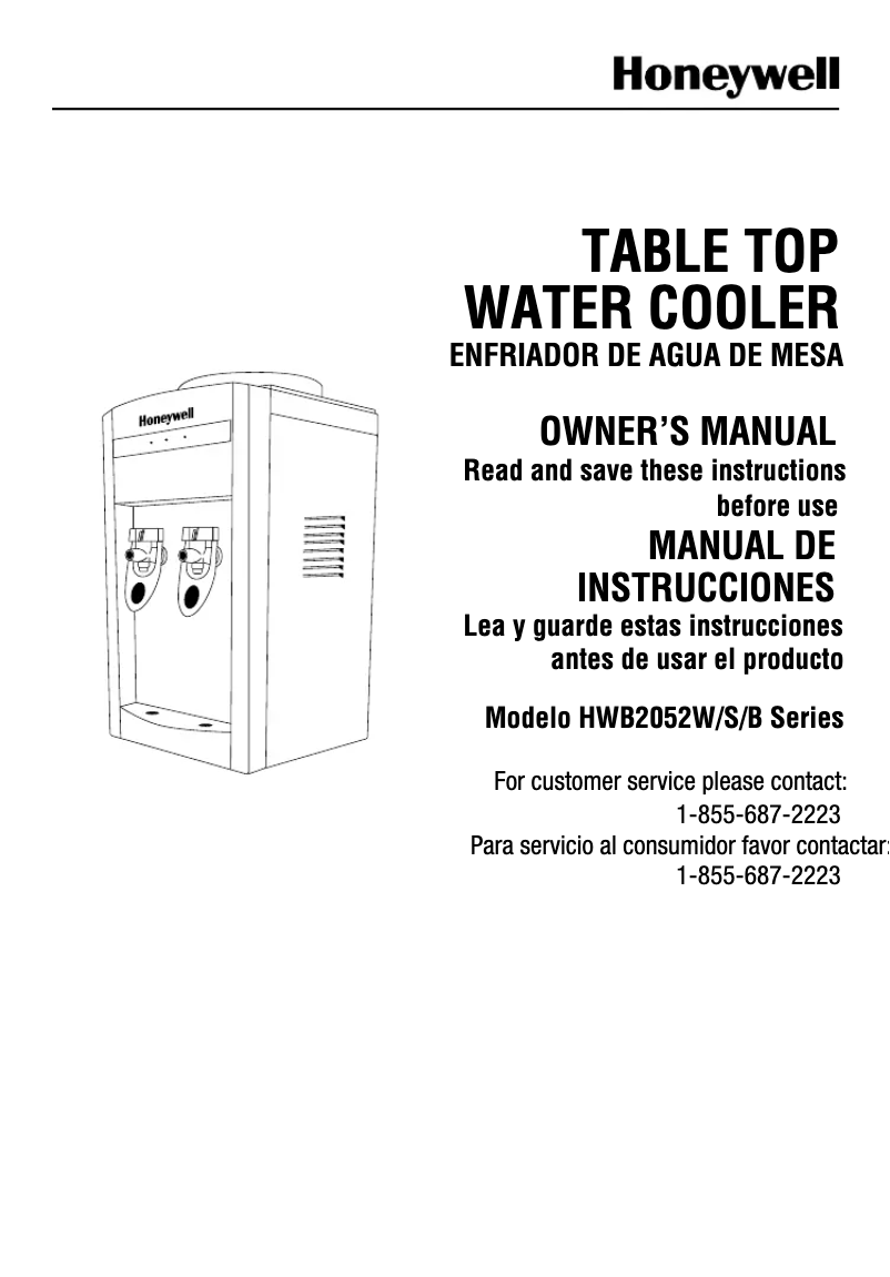 Imagen de la primera página del manual del dispositivo HWB2052B