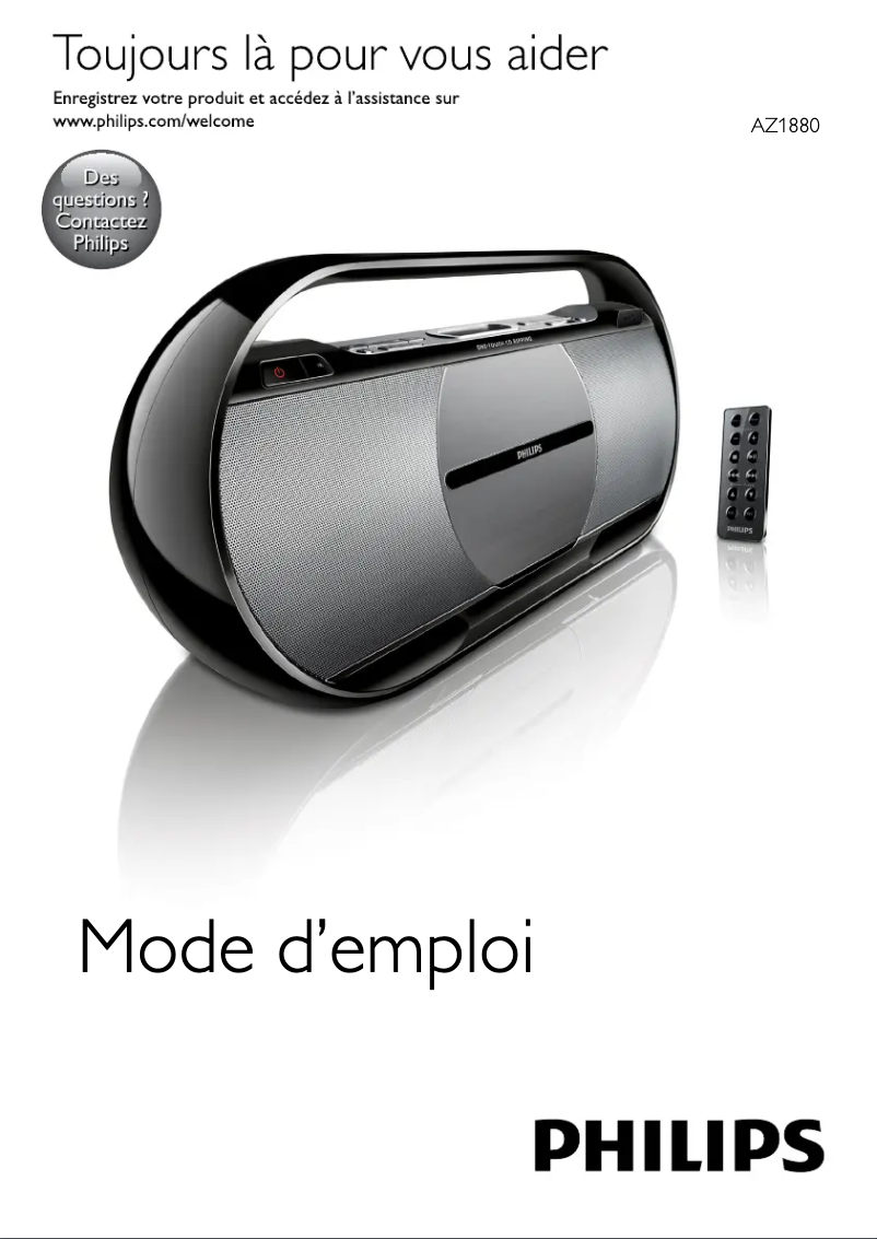 Imagen de la primera página del manual del dispositivo AZ1880