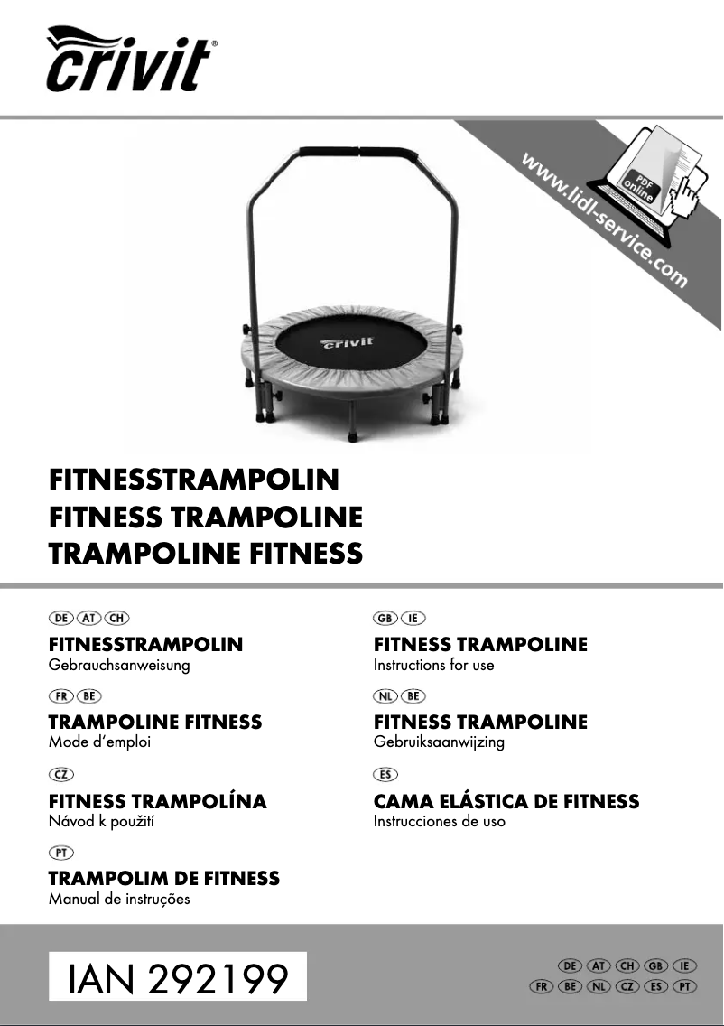 Imagen de la primera página del manual del dispositivo IAN 292199