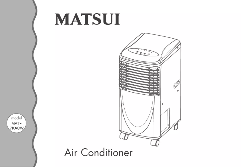 Imagen de la primera página del manual del dispositivo MAT-7KACW