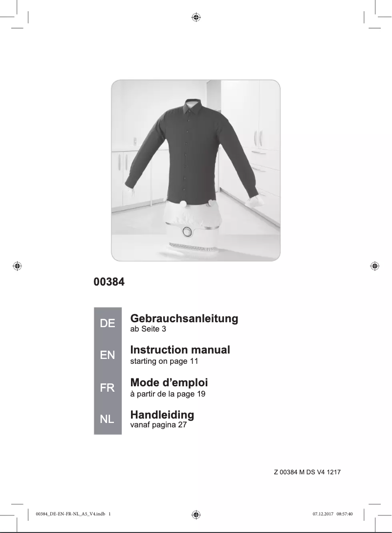 Página 1 del manual Manual de usuario EasyMaxx 00384