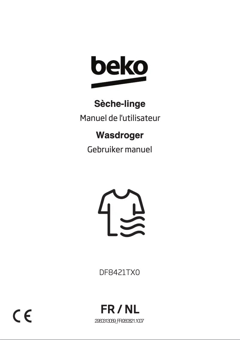 Imagen de la primera página del manual del dispositivo DF8421TX0