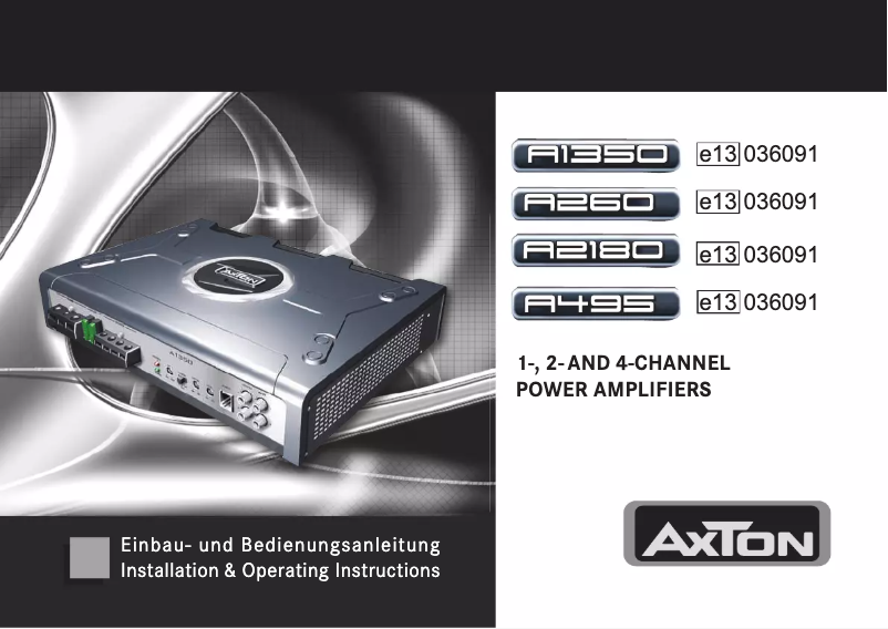 Imagen de la primera página del manual del dispositivo A2180