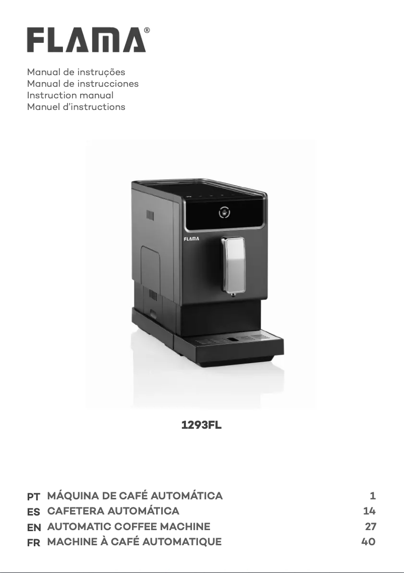 Imagen de la primera página del manual del dispositivo 1293FL