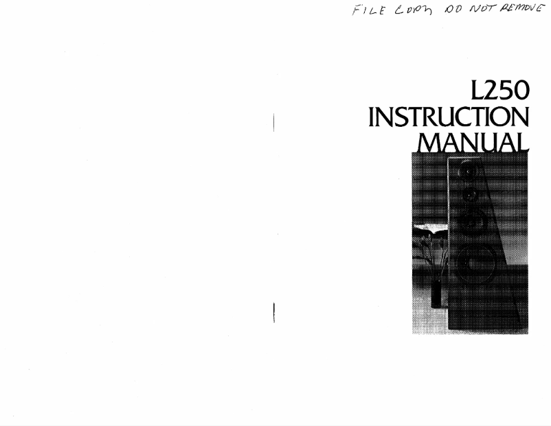 Imagen de la primera página del manual del dispositivo L250