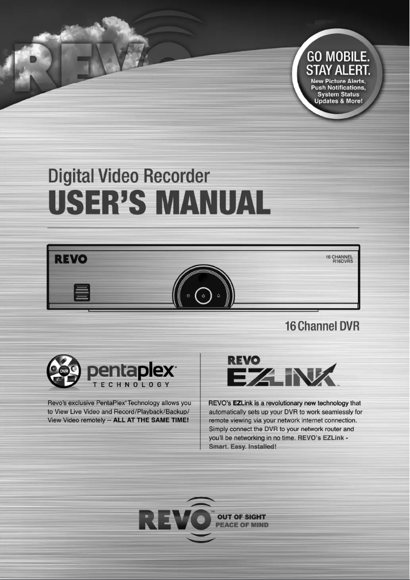 Imagen de la primera página del manual del dispositivo R16DVR5