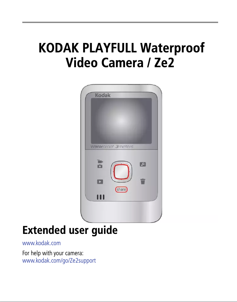 Imagen de la primera página del manual del dispositivo Playfull ZE2