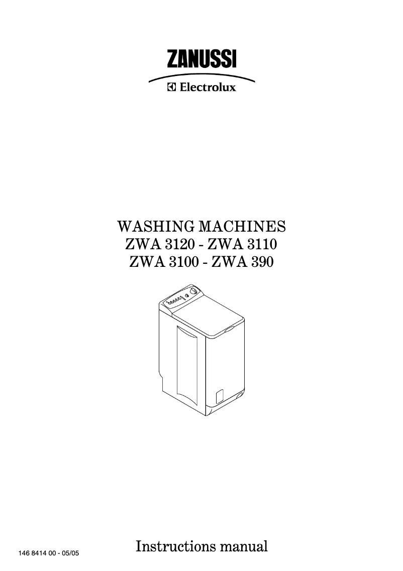 Imagen de la primera página del manual del dispositivo ZWA 3305