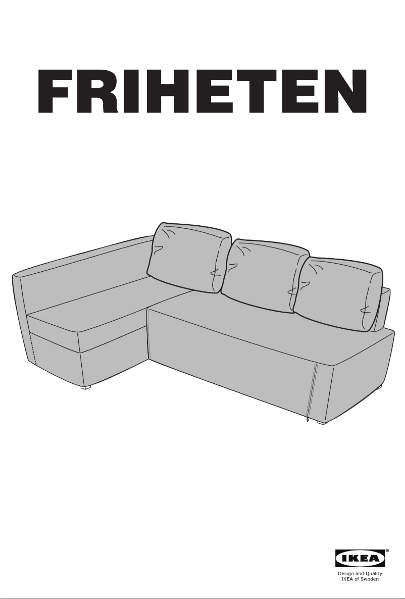 Imagen de la primera página del manual del dispositivo FRIHETEN 304.684.35