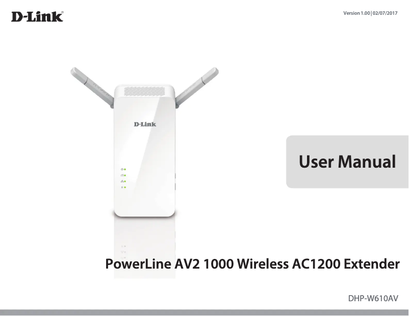 Página 1 del manual Manual de usuario D-Link DHP-W610AV