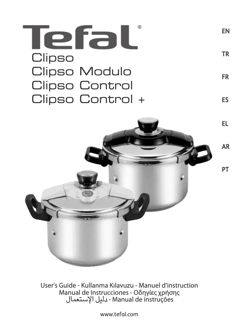 Imagen de la primera página del manual del dispositivo Clipso Control P41014
