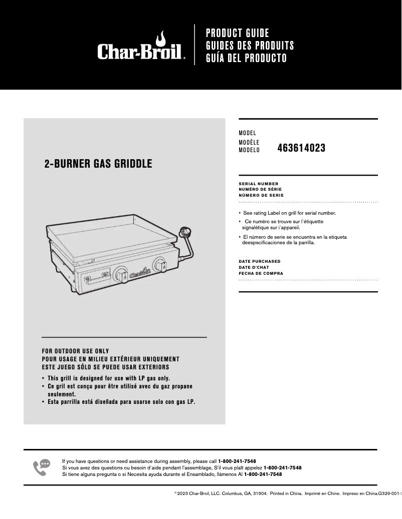 Imagen de la primera página del manual del dispositivo 463614023