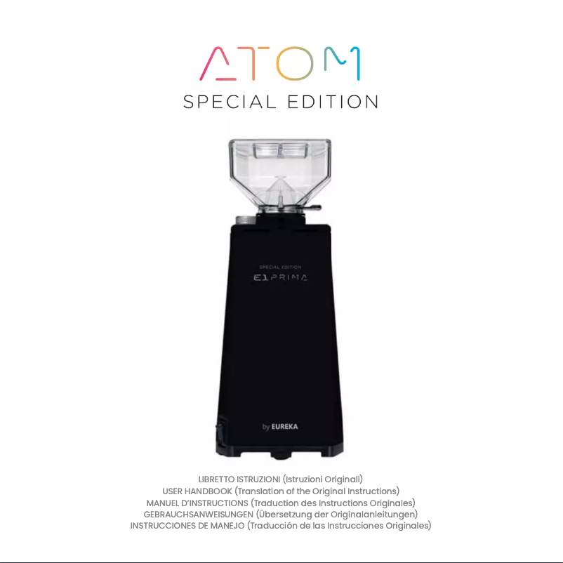 Página 1 del manual Manual de usuario Victoria Arduino Atom 65