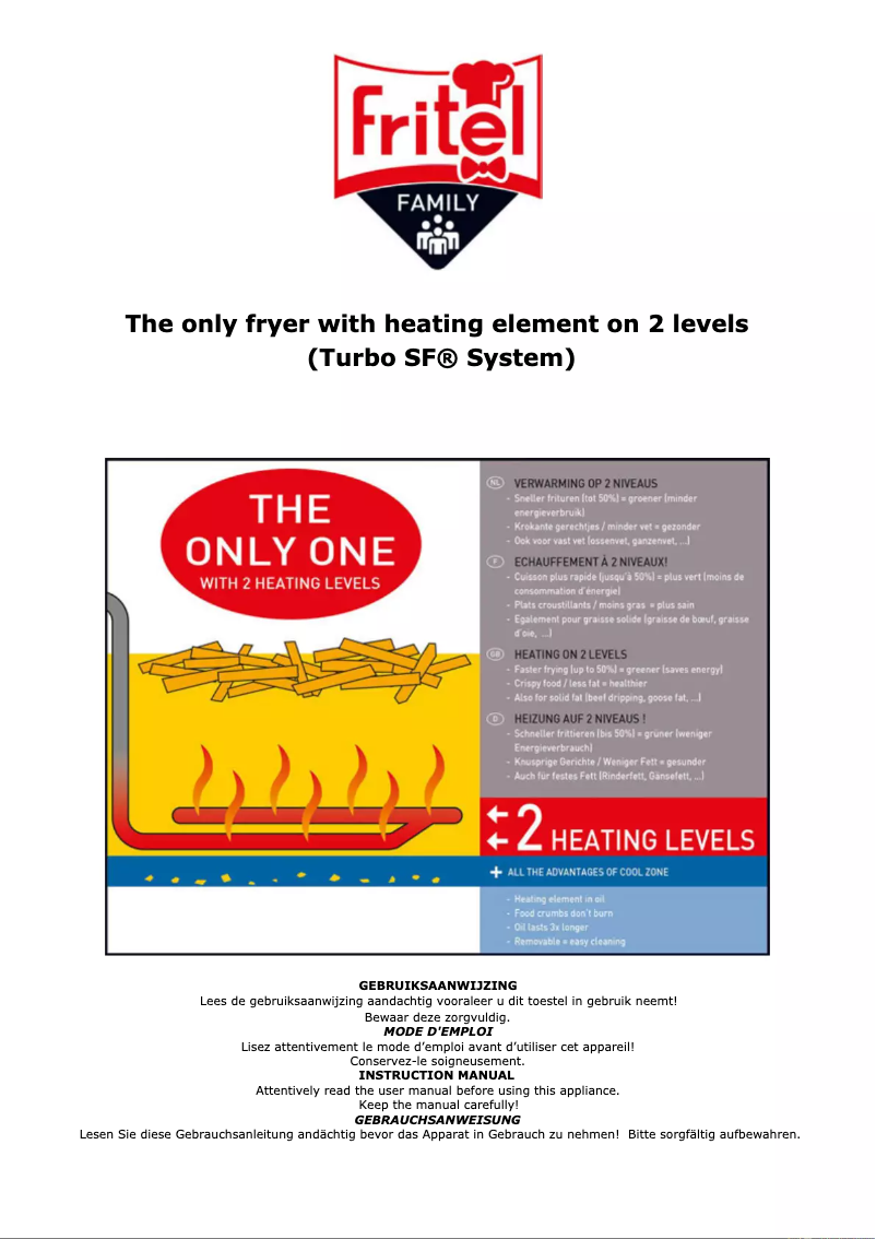 Imagen de la primera página del manual del dispositivo Turbo SF 4551