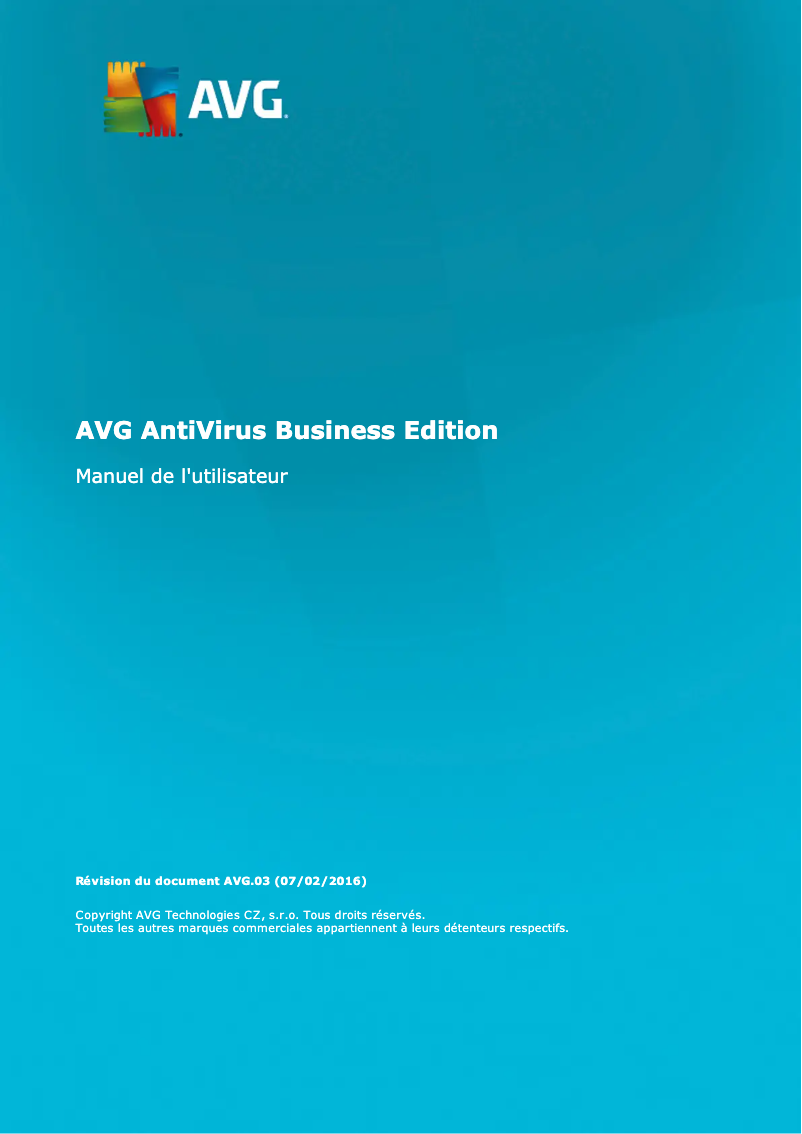 Página 1 del manual Manual de usuario AVG Anti Virus Business Edition 2016