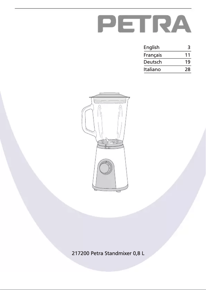 Página 1 del manual Manual de usuario Petra Electric MX 24.35