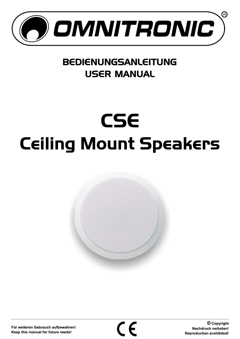 Imagen de la primera página del manual del dispositivo CSE-5