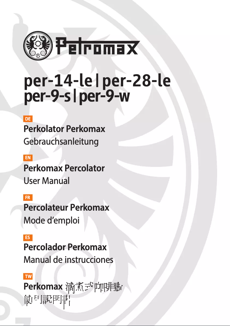 Imagen de la primera página del manual del dispositivo per-9-s